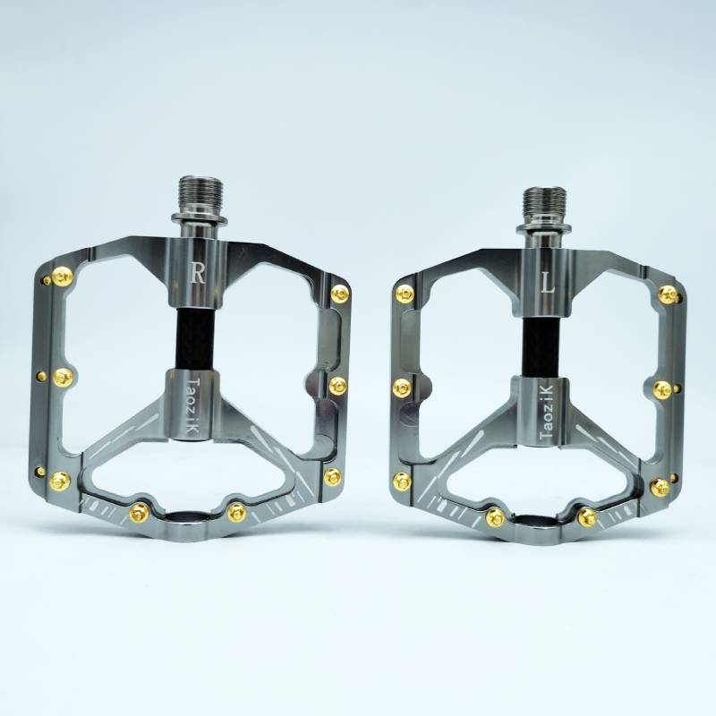 Pédale de vélo ultralégère avec axe en titane et carbone CNC, à roulement scellé, pièces de bicyclette