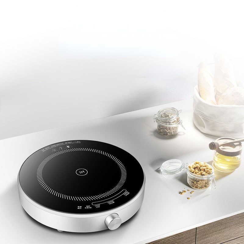 Cuiseur rond à induction électrique, petit pot multifonctionnel, dortoir, mini cuisson de nouilles, économie d&#39;énergie