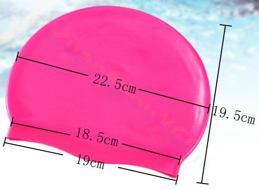 adult adolescent Silicone swimming cap swimming hat hair cap waterproof silicone swimming cap