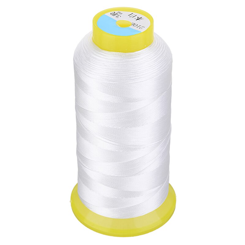 nylon silke perler tråd snor snor spole diy 1300m 0.2mm tykk til smykker perler perler strikking hjemmetekstiler maiitr: Hvit