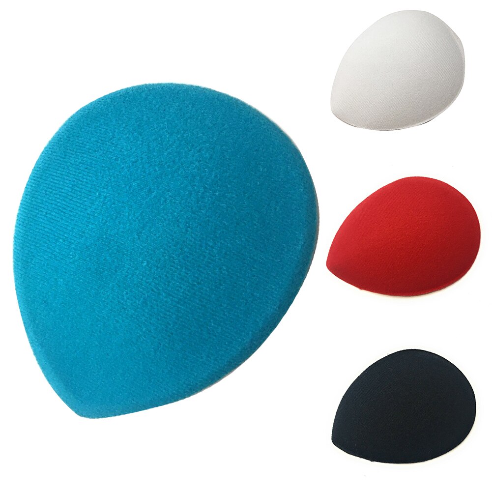 2 stk dråbeformede gør-det-selv-hovedbeklædninger fest hårtilbehør top fascinators mini hat base millinery craft supply kjoler