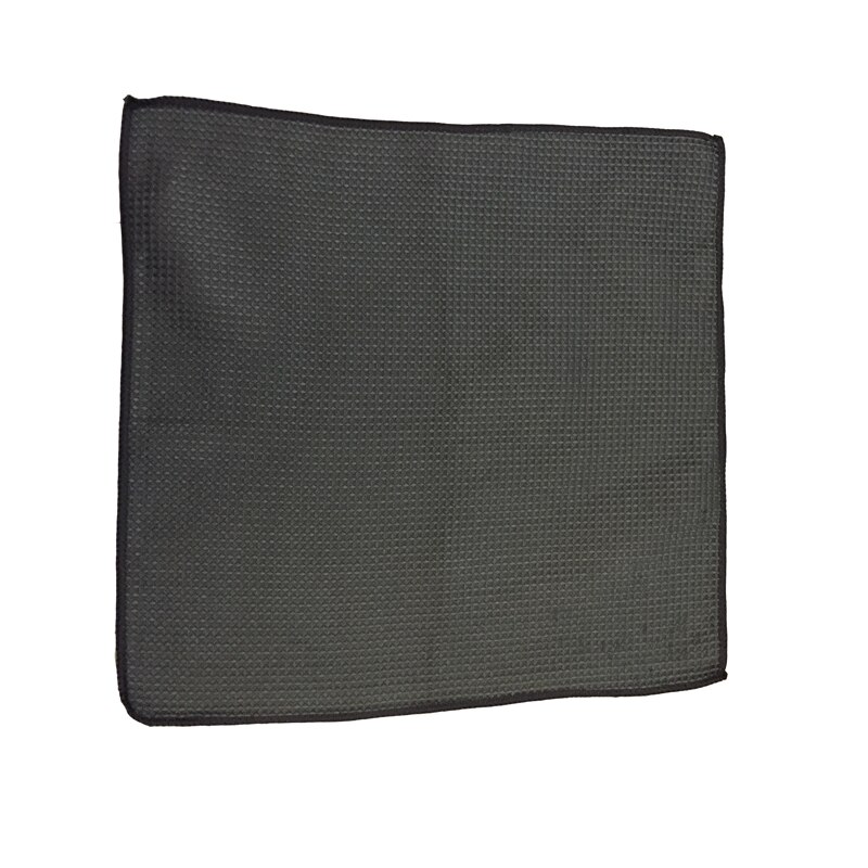 Miękki ręcznik robić wafli pielęgnacja samochodu mikrofibra polerowanie woskiem detalowanie ręcznik czyszczenie samochodu myć się bezśladowy materiał robić czyszczenia kuchni 40x40cm: Szary