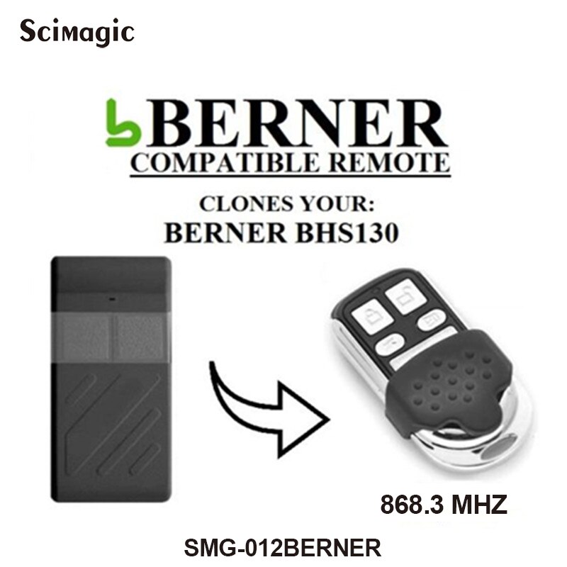 BERNER BHS130 Garage tor fernbedienung 868,3 MHz BERNER Garage befehl Öffner