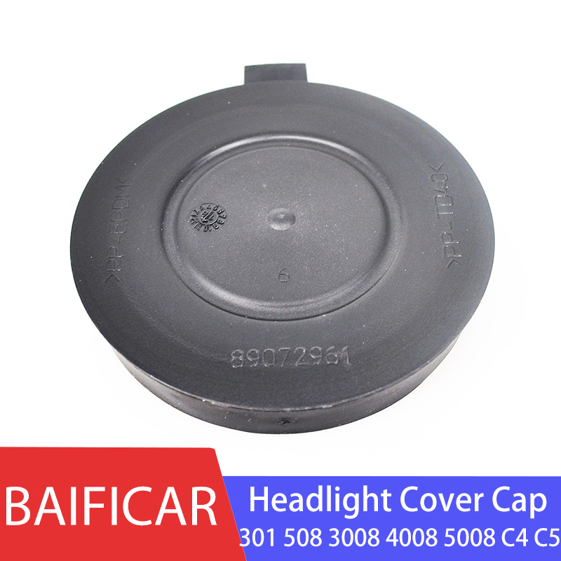 Baificar merke ekte frontlys deksel lokk gummilokk 89072961 til peugeot 301 508 3008 4008 5008 samboer citroen  c4 c5 sega