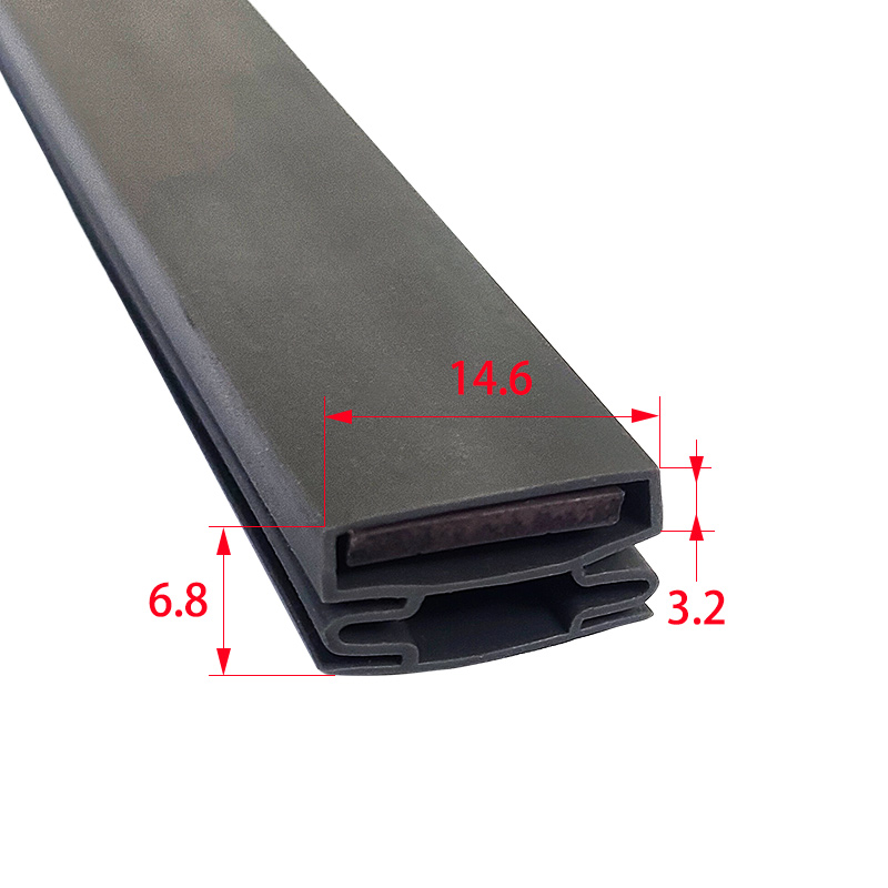 2.5-10m Refrigerator refrigerator seal with low temperature and thickening magnetic door seal for commercial household use: M / transparent