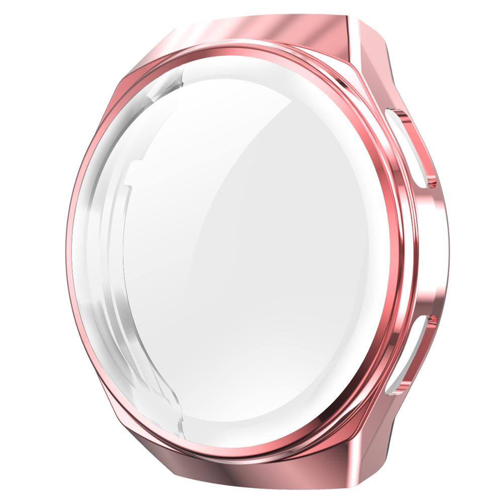 Funda para Huawei Watch GT 2e, carcasa suave de TPU, marco de cobertura completa, accesorios de reloj inteligente, parachoques + Protector de pantalla, reloj Huawei GT2E: pink