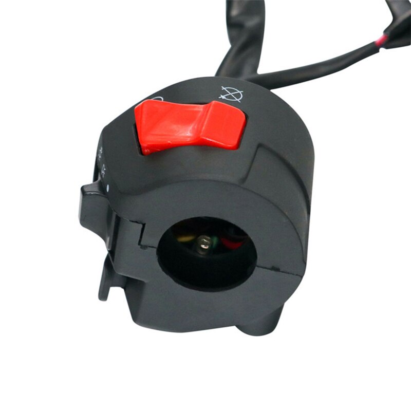 22mm Universal Motorcycle Switch Assembly Handlebar Left Right Control Switch Turn Signal Electric Fog Lamp Light Switches