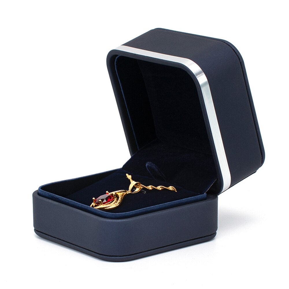 B-LIFE Ring Pendant Bearer Box Jewelry Display Case or Proposal Engagement Wedding Anniversary Romantic Birthday Valentine: p 2