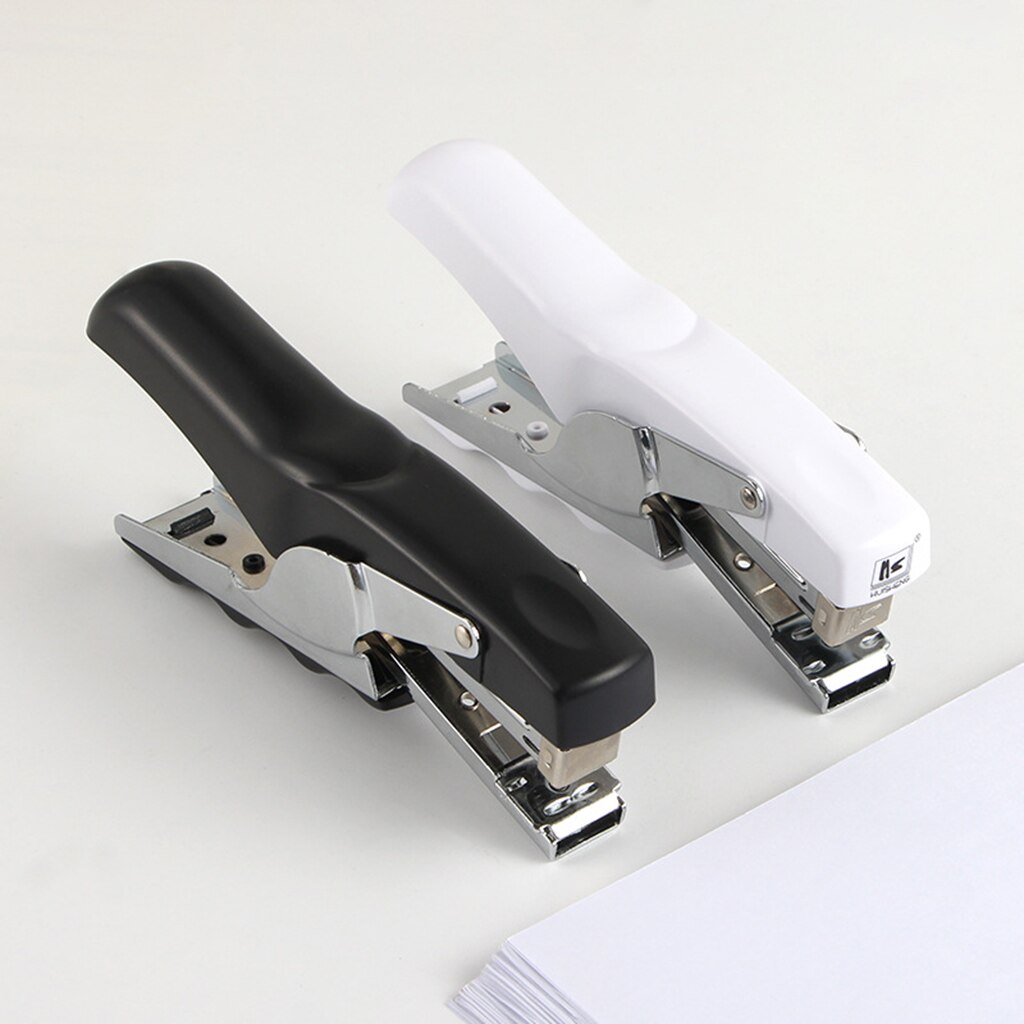 Metal Hand Held Stapler Desktop Manual Plier Stapler Labor-Saving Binding Machine School Office Supply Student Stationery