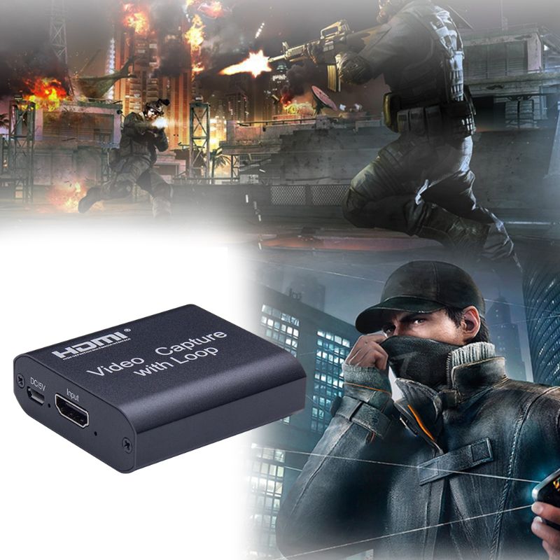 HDMI Video Capture Card Screen Recorder USB2.0 1080P High Definition Game Capture Streamer Device