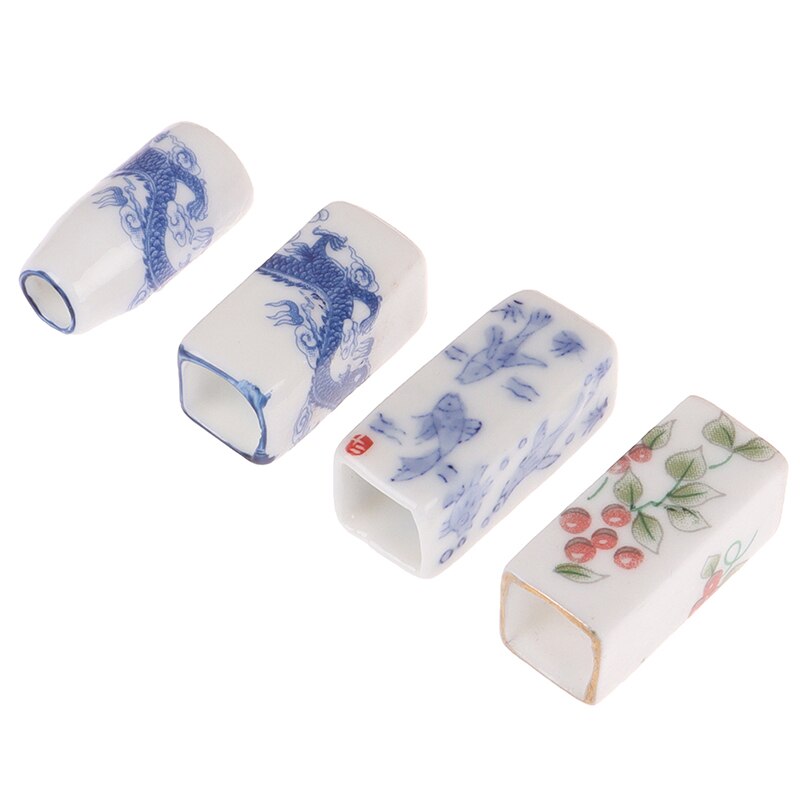 4 stil 1:12 Puppenhaus Miniatur Keramik Stäbchen Rohr Modell Küche Zubehör Spielzeug