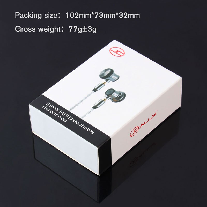 Jcally  ep05 flat head earbuds 16mm drivers high resolution pet biofilm 5n high purity ofc headphones with mmcx interchangeable cables