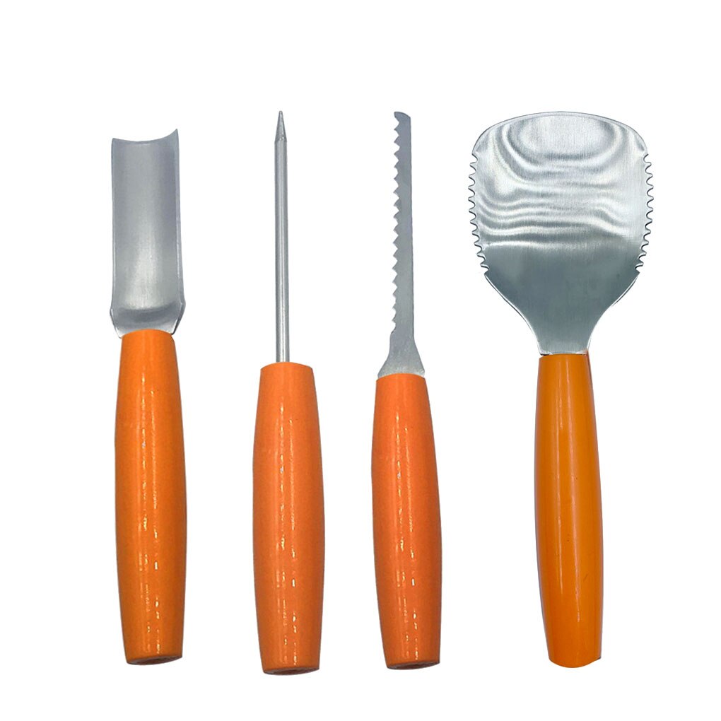 Pumpkin Carving Tool Kit Stainless Steel Pumpkin Lantern Tools Set Halloween Decoration Cutters Pumpkin Hand Tool Set: NO.1