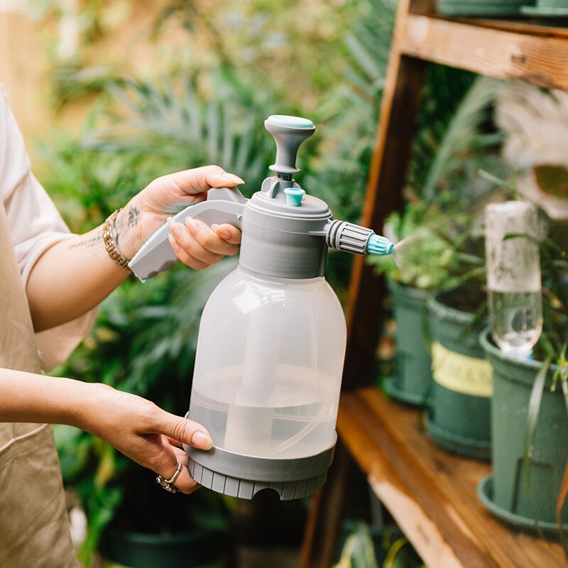 2L Transparante Spuit Luchtdruk Gieter Handheld Spray Fles Verneveling Modus Tuinieren Leveringen