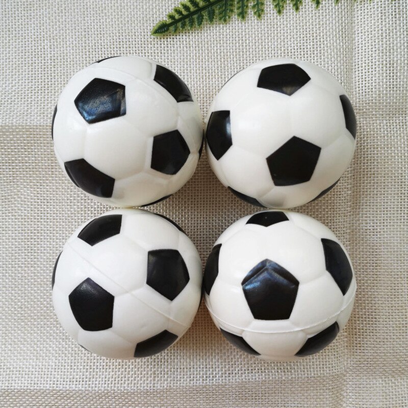 4pcs 6.3cm Funny Smiley Face Grimace Stress Balls Foam PU Balls Squeeze Anti Stress Balls Toys for Kids Children: football