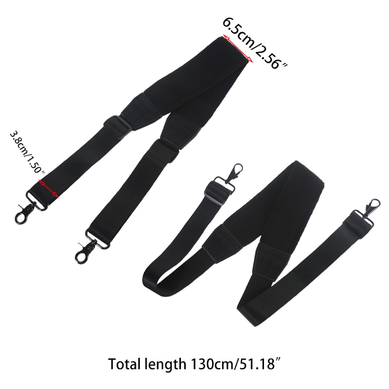 R91A Shoulder Strap, Padded Adjustable Shoulder Strap for business Work Notebook Ultrabook Bag for Man Woman