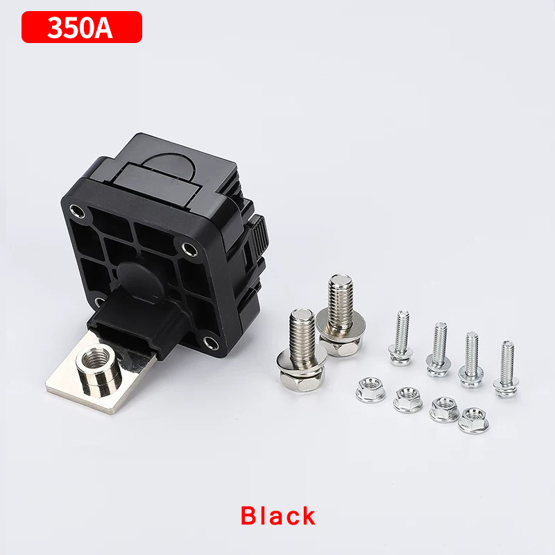 Through-wall 250A lithium battery connected with 350A power battery single-core high-current energy storage cabinet terminal: Dark Grey