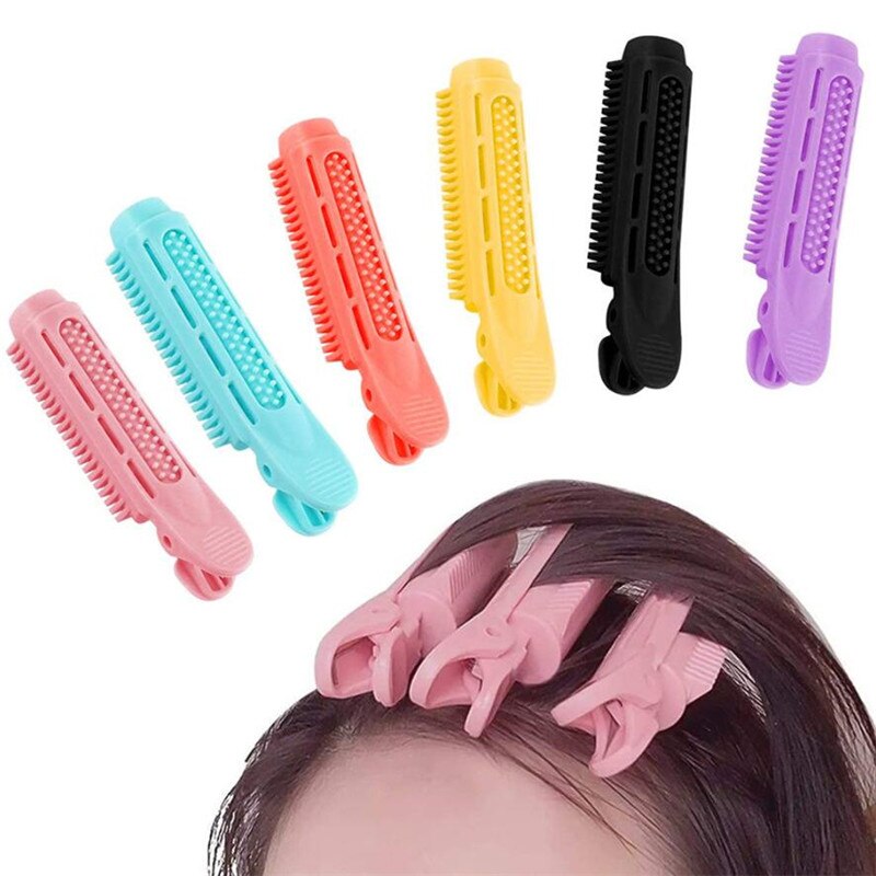 Bigoudis professionnels en plastique, 6 pièces, outils de coiffure, bigoudis naturels, ondulés
