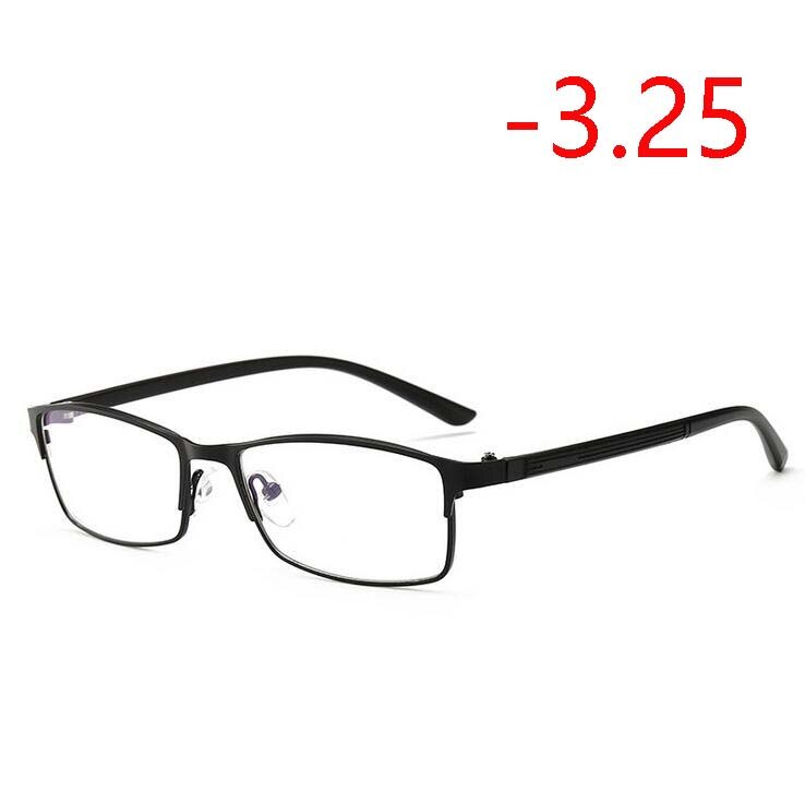 -1.0 -1.25 -1.5 -1.75-4 Anti Blauw Licht Afgewerkt Bijziendheid Bril Mannen TR90 Vierkante recept Bril Korte-Sighte Eyewear: Myopia 325