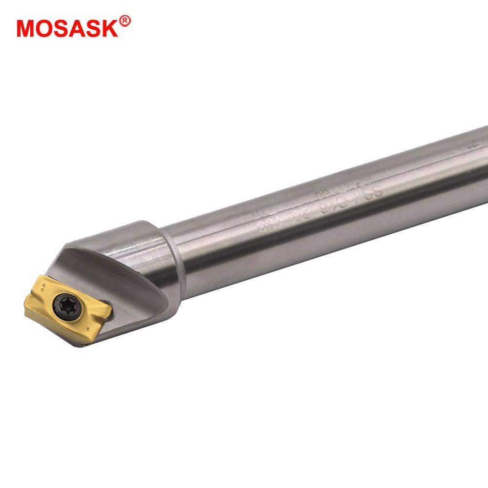 MOSASK fazowanie narzędzie robić frezowania 45 stopni APMT 1135 1604 wkładki z węglika SSK uchwyt 12 20 mm tokarka CNC frez robić fazowania