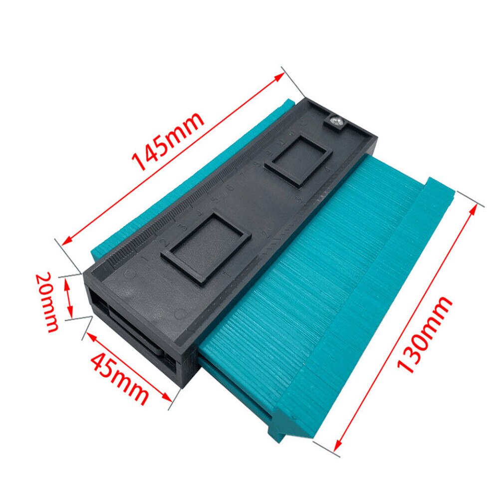 5 Inch Plastic Contour Profile Gauge Winding Pipe Tiling Laminate Tiles General Tools Contour Gauge Duplicator