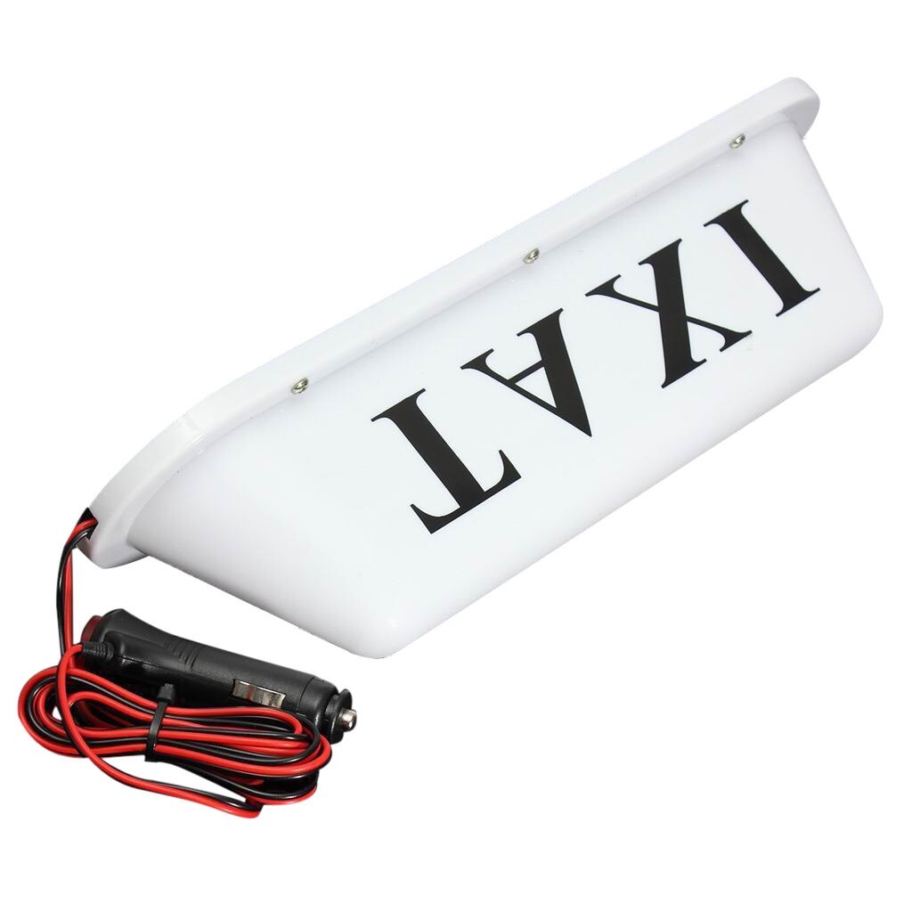 1 Stuk Auto Voertuig Taxi Cab Dak Dome Led Teken Lamp Shell Magnetische Base Taxi Dak Dome Teken Lamp