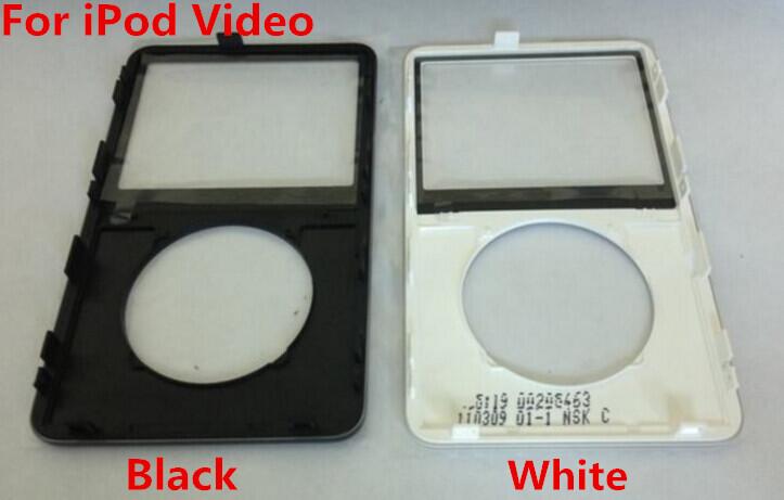 For iPod Video iPod Classic Front Housing Case Transparent Cover Clear Plastic Shell For iPod 5th Gen Video For iPad Classic