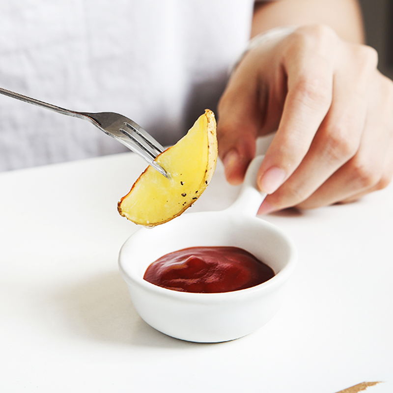 RUX WERKSTATT Europäischen einfarbig keramik gewürz kleine Erzähler salat Chili gericht Restaurant geschirr