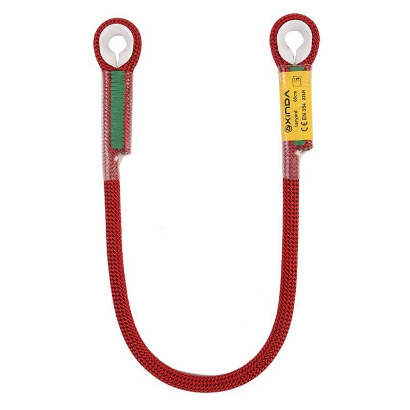 Berufs Klettern Rettungs Schlüsselband Schutz Auge-zu-augen Schlinge Schleife 10,5mm Abseilen Seil Bergsteigen Zubehör: B 100CM