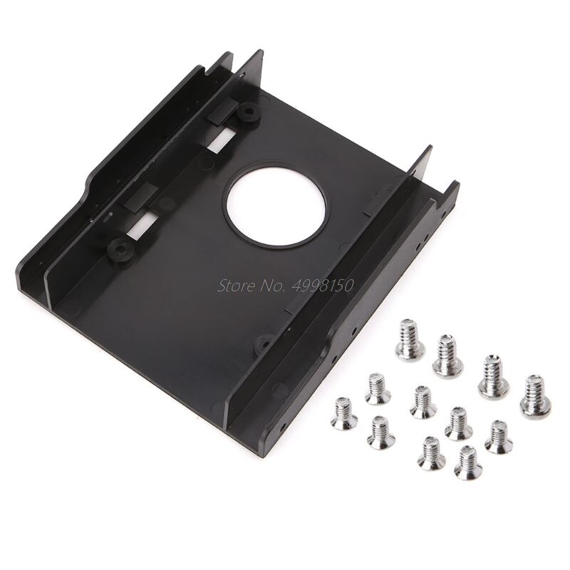 2.5 "Naar 3.5" Hard Drive Adapter Hdd Ssd Converter Montagebeugel Plastic Houder Storage Bar