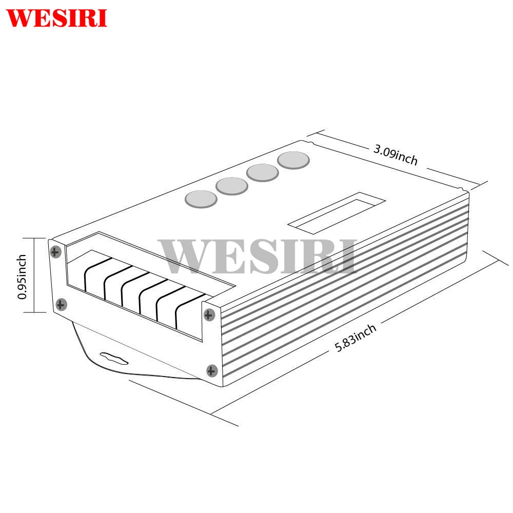 WESIRI TC420 Time Programable RGB LED Controller Dimmer DC12V/24V 5 Channel Total Output 20A Common Anode for RGB LED Lights