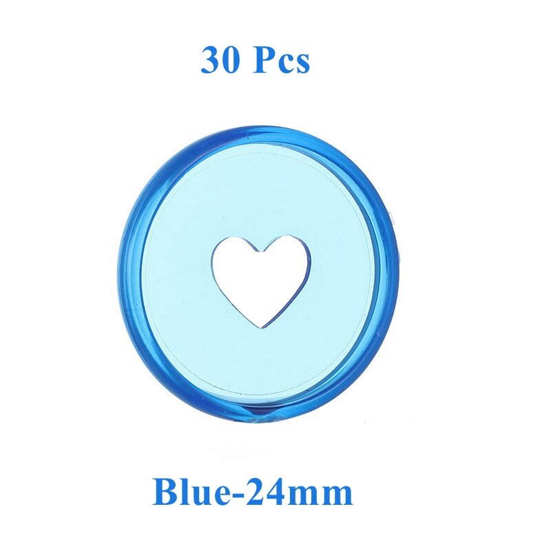30/50/100 stk happy planner disc til notesbøger/planlæggere 24mm geléfarvede løsblade svampebindsbind scrapbogsbinderinge