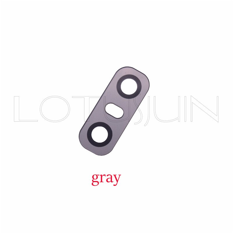 1pcs OEM glass lens back Camera Lens Cover With Adhesive Sticker For LG G6: gray