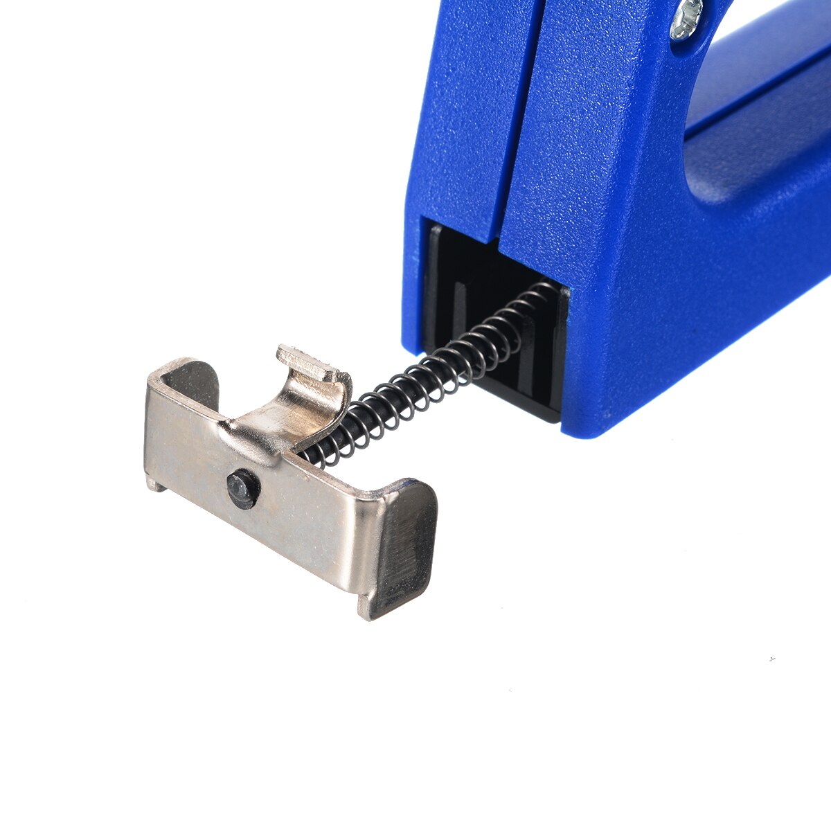 Mini grapadora de grapas de mano, herramienta de encuadernación, Extractor de clavos, para escuela y oficina, 100 piezas, 6mm