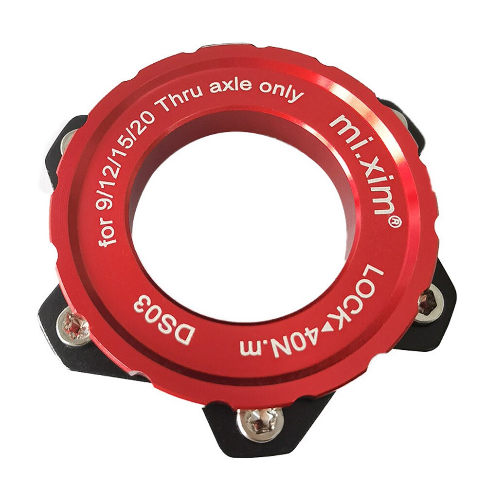 Centerlock 6-hole Adapter Center Lock Conversion 6 hole Brake Disc 6 Bolt for Mountain BIke Road Bike: Red