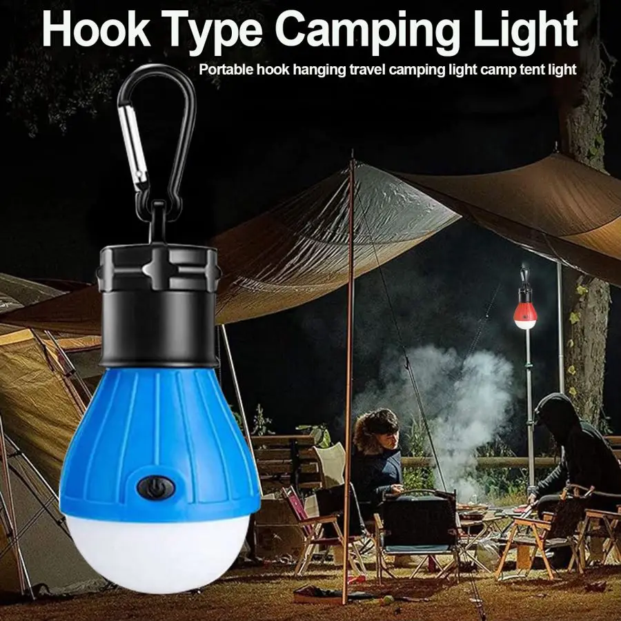 Tragbare LED Camping Laterne draussen Zelt Lampe Glühbirnen nicht licht Camping Zubehör Hängelampen für Rucksack wandern Wandern
