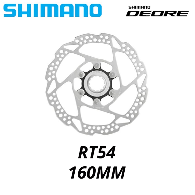 Shimano Deore SM RT64 RT54 Center lock rotor bike Disc Brake rotors 160MM 180mm SM-RT64 SM-RT54 for Deore M610 M6000: RT54 160MM