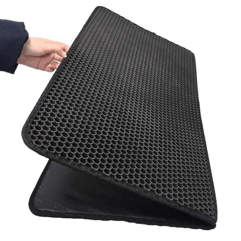 Double Layer Cat Litter Mat Catch Kitten Sand Liquid Waterproof Bed Pads Trapping Pet Litter Box House Clean Accessory