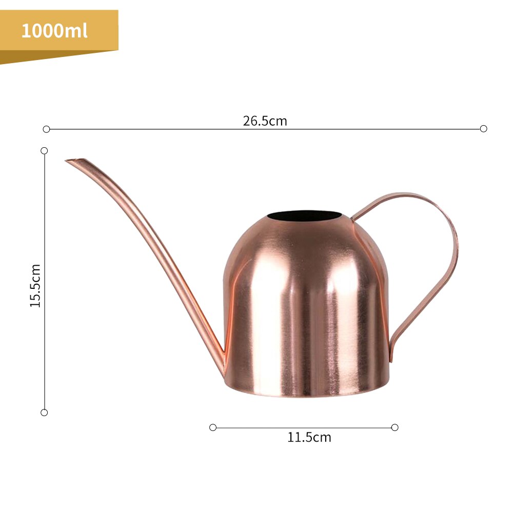 Konewka konewka ze stali nierdzewnej stalowe długie wylewka ogrodnictwo doniczkowe użyj uchwytu idealny robić podlewania rośliny kwiatowe prysznic akcesorium: A-M