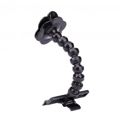 Bâton à Selfie pour animal de compagnie, jouet de prise de vue, Clip de téléphone portable, pour chien, chat, chiot: Black