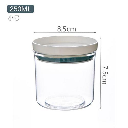 Di Plastica trasparente Contenitore Ermetico Contenitori E Complementi per Cucina Bottiglie Vasi Contenitore di Alimento Grani Tè Chicchi di Caffè Grani Vaso Della Caramella Contenitori: 7.5x8.5cm blu
