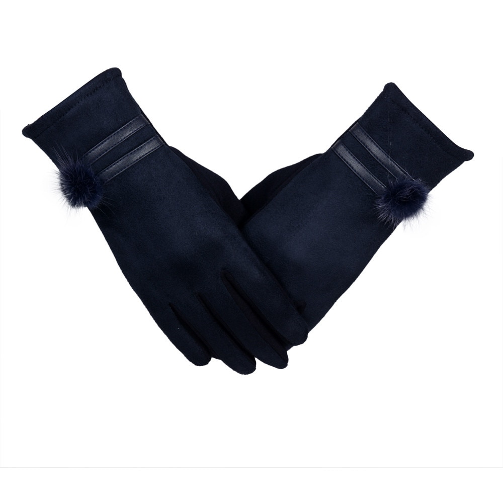 Winter women gloves brand lovely Mittens thick Warm Soft Wrist Gloves & Mittens #EW