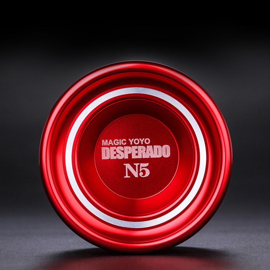 Unresponsive YOYO N5 Alloy Yo-yo for 1A 3A 5A String Trick Play - Red