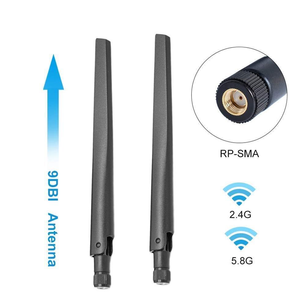 1Pc Router Antenne 6DBI Dual Band 2.4Ghz 5Ghz 5.8Ghz Wifi RP-SMA Antenne Voor Asus Router