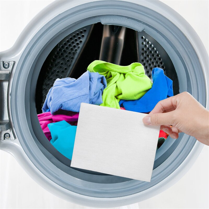 Kleur Catcher Vellen Verven Proof Gemengde Doek Wasmachine Kleur Absorptie Papier Anti Geverfd Doek Wassen Gereedschap