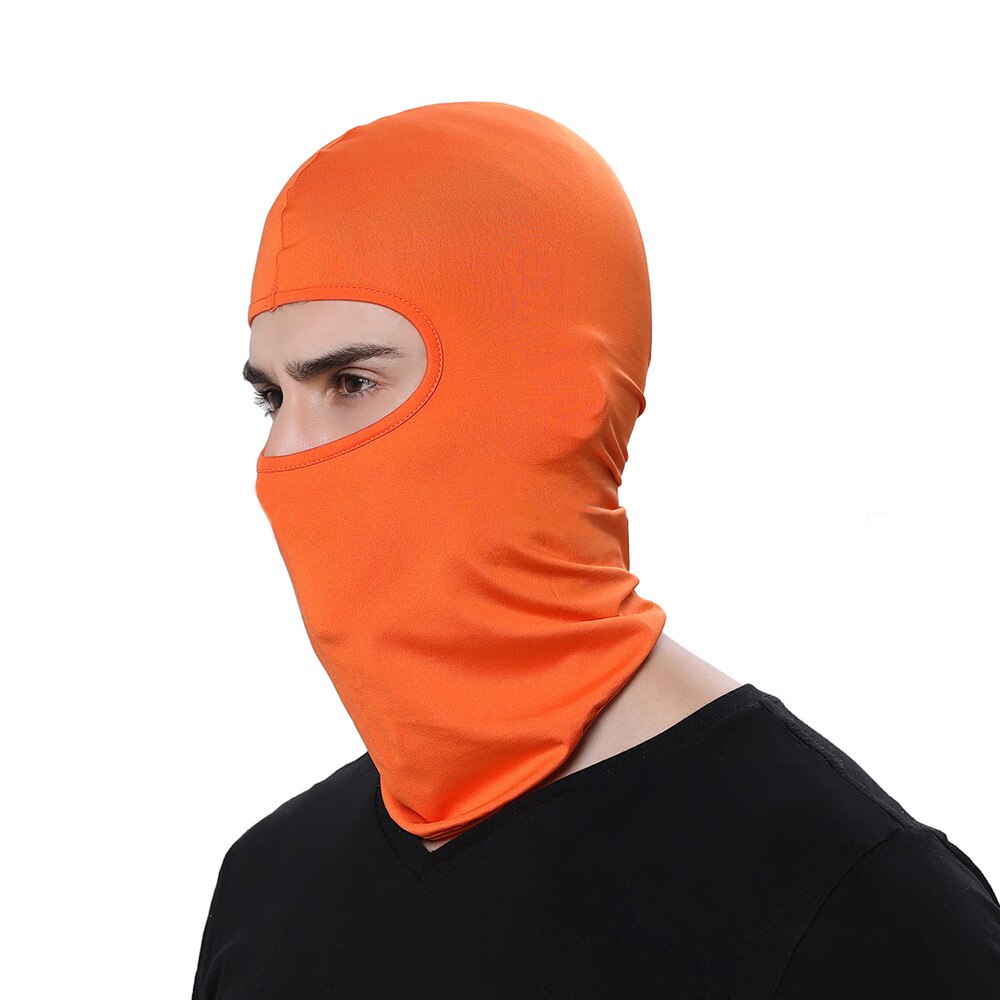 Cycling Face Cover Scarf Ski Full Face Shield Helmet Hunting Outdoor Sports Bicycle Tools Protection: Orange