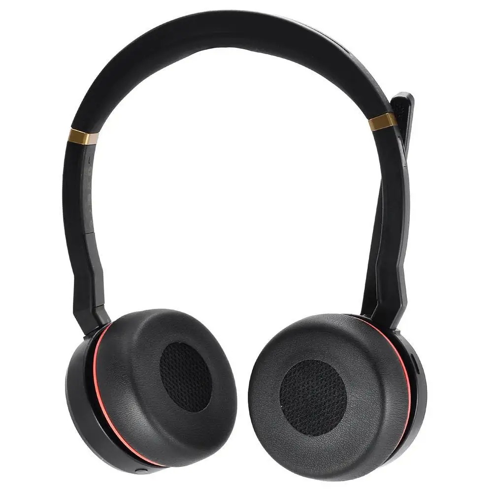 1 Pair Earpads Replacement Compatible For Jabra Evolve 75 75+ / 75 Uc / 75ms Evolve75 Earmuff Sponge Earphone Cover