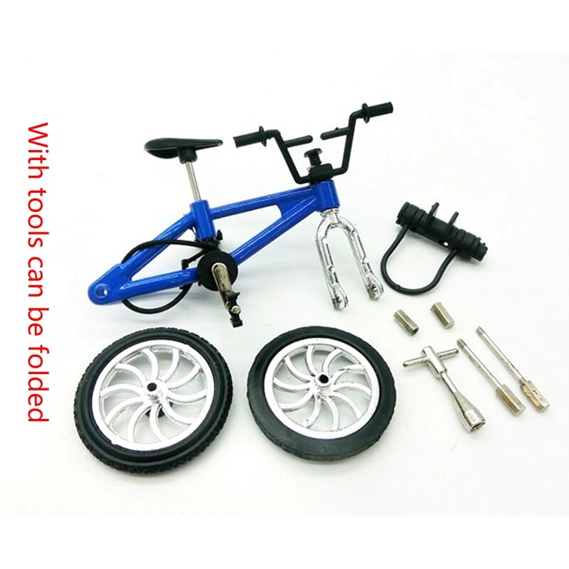 Mini juego de juguetes para dedos, patinetas, bicicletas, patinete, diminuto, columpio, movimiento de la punta del dedo, recuerdos de