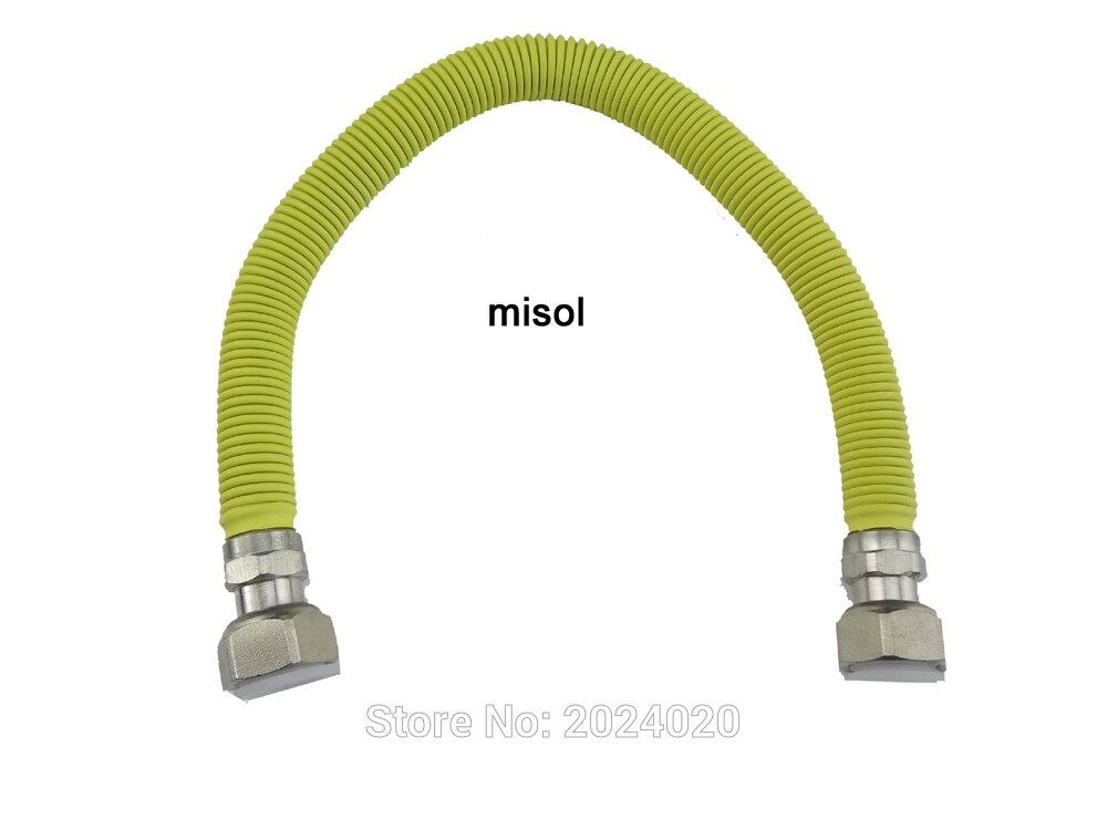 1 pcs of 40cm 1/2" DN15 (BSP) Flexible Stainless Steel hose Tubing Pipe Piping Solar Water Heater