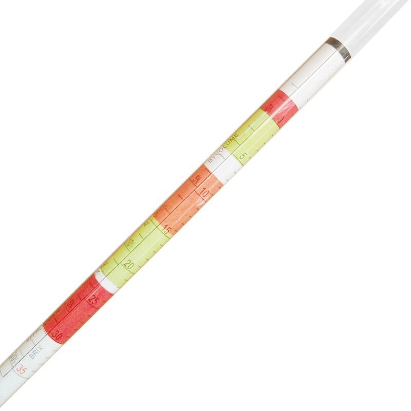 Øl alkoholmåler 0.990-1.160 bærbar 3 in 1 alkoholometer hydrometer glas